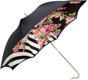Adorable Parapluie avec double toile, design floral exclusif par Chic Ciel